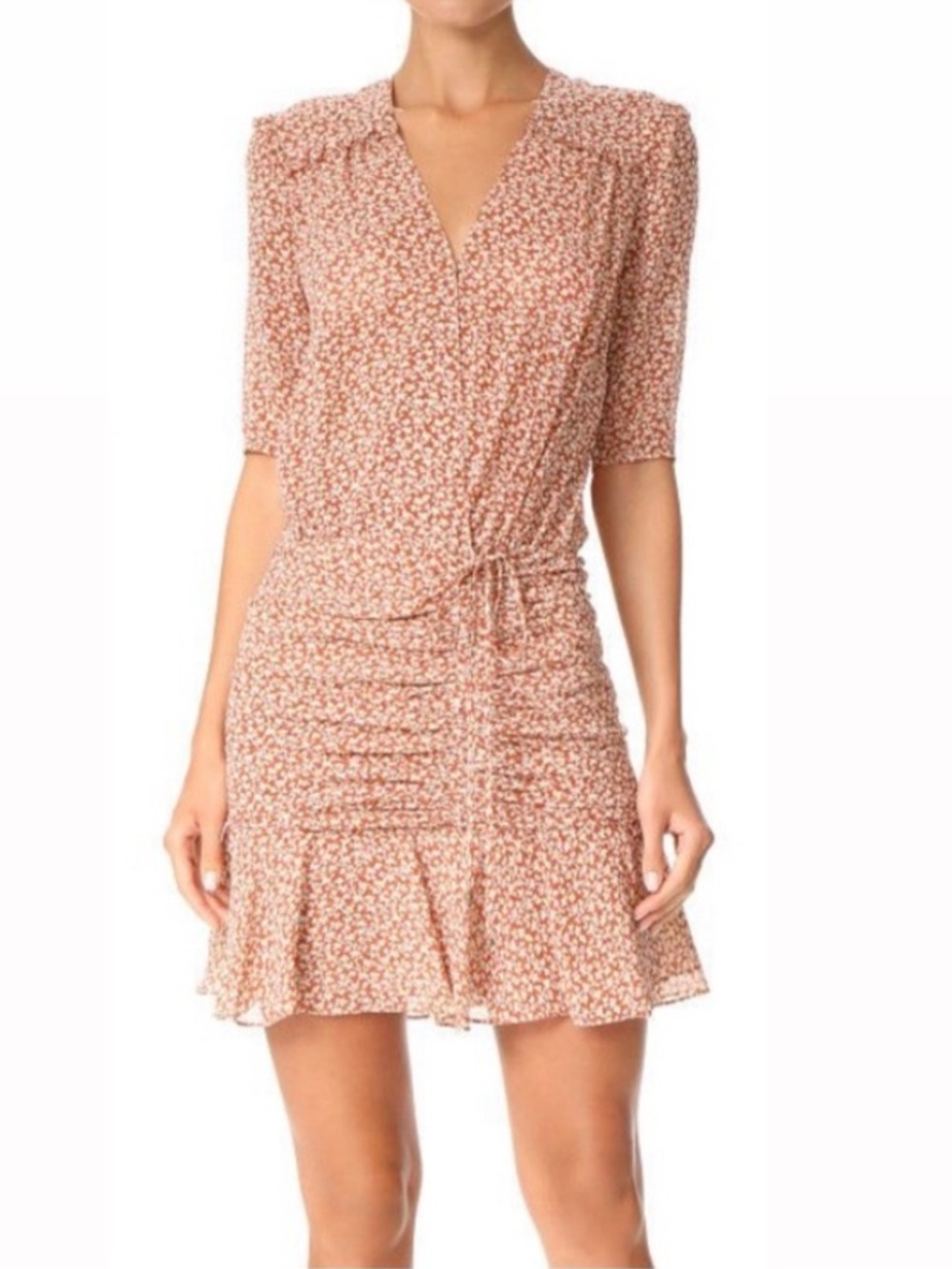 Veronica Beard Dakota Flounce
Floral Silk Dress Women's Size 2